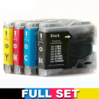 Brother LC57/37 Bundle 4 Ink cartridges BK/C/M/Y Compatible